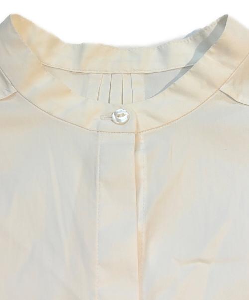 TOMORROW LAND collection（トゥモローランドコレクション）TOMORROW LAND collection (トゥモローランドコレクション) ストレッチブロード ピンタックブラウス　13-01-41-01102 ホワイト サイズ:Ｓの古着・服飾アイテム