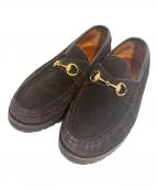 GUCCIグッチ）の古着「ビットローファー 101-6105」｜ブラック