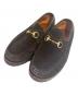 GUCCI（グッチ）の古着「ビットローファー 101-6105」｜ブラック