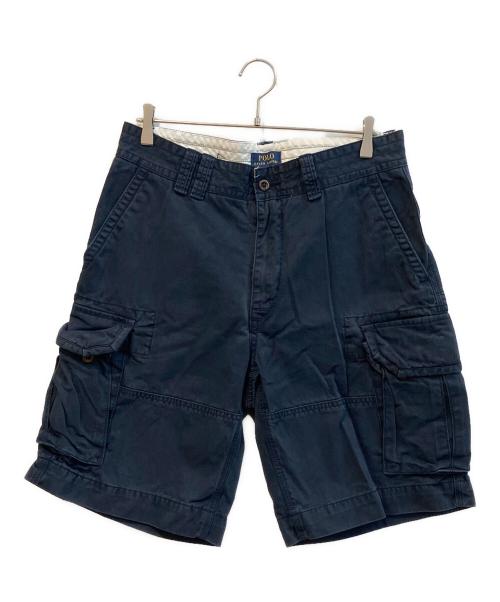 POLO RALPH LAUREN（ポロ・ラルフローレン）POLO RALPH LAUREN (ポロ・ラルフローレン) ６ポケハーフカーゴパンツ ネイビー サイズ:33の古着・服飾アイテム