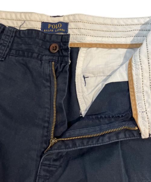 POLO RALPH LAUREN（ポロ・ラルフローレン）POLO RALPH LAUREN (ポロ・ラルフローレン) ６ポケハーフカーゴパンツ ネイビー サイズ:33の古着・服飾アイテム