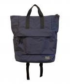 PORTER GIRLポーターガール）の古着「ムース 2WAYデイパック(L)　751-28176」｜ネイビー