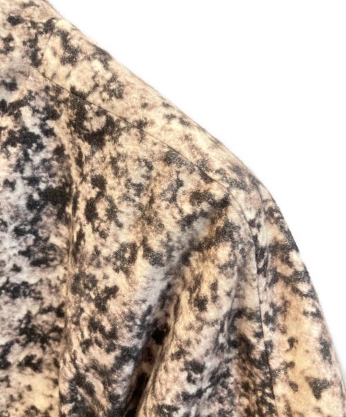 ISSEY MIYAKE（イッセイミヤケ）ISSEY MIYAKE (イッセイミヤケ) AbstractTexturedJacket　IM13FD059 ベージュ×ブラック サイズ:2の古着・服飾アイテム