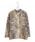 ISSEY MIYAKE（イッセイミヤケ）の古着「AbstractTexturedJacket　IM13FD059」｜ベージュ×ブラック
