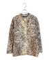 ISSEY MIYAKE（イッセイミヤケ）の古着「AbstractTexturedJacket　IM13FD059」｜ベージュ×ブラック