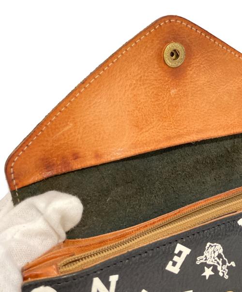 IL BISONTE（イル ビゾンテ）IL BISONTE (イル ビゾンテ) レザー長財布　54232309340 ブラックの古着・服飾アイテム