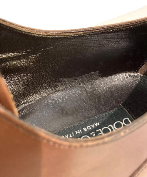 DOLCE & GABBANA（ドルチェ＆ガッバーナ）DOLCE & GABBANA (ドルチェ＆ガッバーナ) ビジネスシューズ ブラウン サイズ:SIZE 7 1/2の古着・服飾アイテム