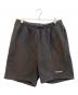 BALENCIAGA（バレンシアガ）の古着「Logo Embroidered Shorts　674591 TMVF5」｜ブラック