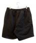 BALENCIAGA (バレンシアガ) Logo Embroidered Shorts　674591 TMVF5 ブラック サイズ:Ｓ：18000円