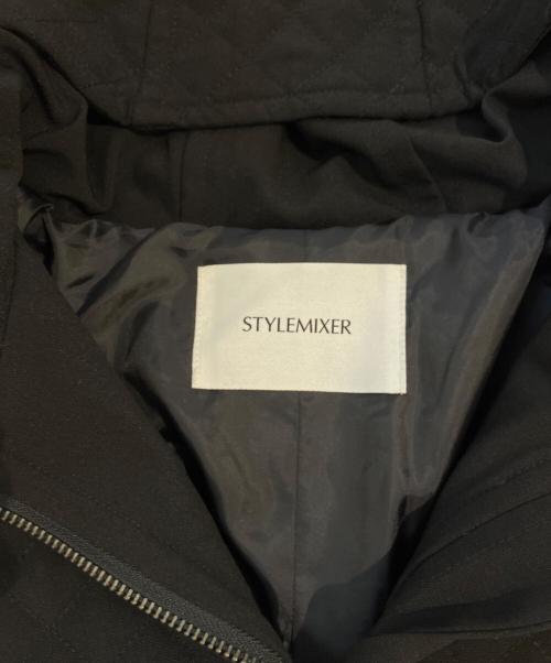 STYLE MIXER（スタイルミキサー）STYLE MIXER (スタイルミキサー) キルティングジャケット 500HAS30-0801 ブラック サイズ:Freeの古着・服飾アイテム