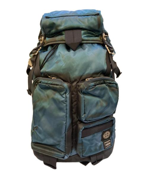 PORTER（ポーター）PORTER (ポーター) STONE ISLAND (ストーンアイランド) バックパック/BACKPACK　BBM0079 ブルーの古着・服飾アイテム