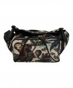 DSQUARED2ディースクエアード）の古着「Monkey Business ベルトバッグ　SJ11708779」｜ブルー×ホワイト