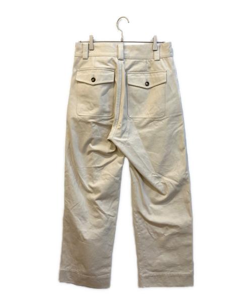 MARGARET HOWELL（マーガレットハウエル）MARGARET HOWELL (マーガレットハウエル) タックチノパンツ　579-4240005 アイボリー サイズ:Ｌの古着・服飾アイテム