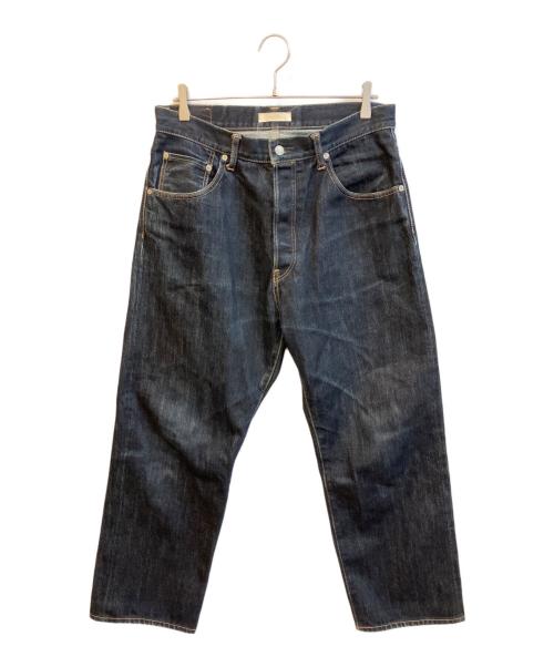 HATSKI（ハツキ）HATSKI (ハツキ) セルビッチデニムパンツ/Wide Tapered Denim　HTK-18013 インディゴ サイズ:2の古着・服飾アイテム