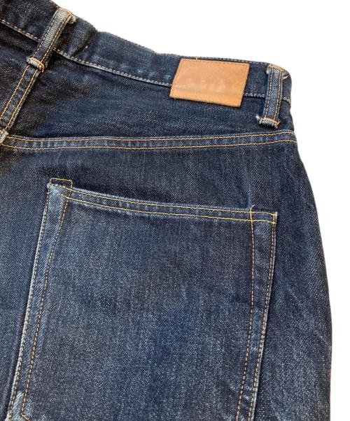 HATSKI（ハツキ）HATSKI (ハツキ) セルビッチデニムパンツ/Wide Tapered Denim　HTK-18013 インディゴ サイズ:2の古着・服飾アイテム