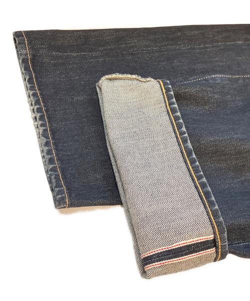 HATSKI（ハツキ）HATSKI (ハツキ) セルビッチデニムパンツ/Wide Tapered Denim　HTK-18013 インディゴ サイズ:2の古着・服飾アイテム