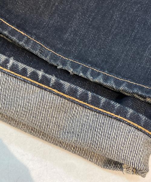HATSKI（ハツキ）HATSKI (ハツキ) セルビッチデニムパンツ/Wide Tapered Denim　HTK-18013 インディゴ サイズ:2の古着・服飾アイテム