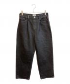 EVCONエビコン）の古着「デニムパンツ/1TUCK BAGGY DENIM BIO　251-91507」｜ブラック