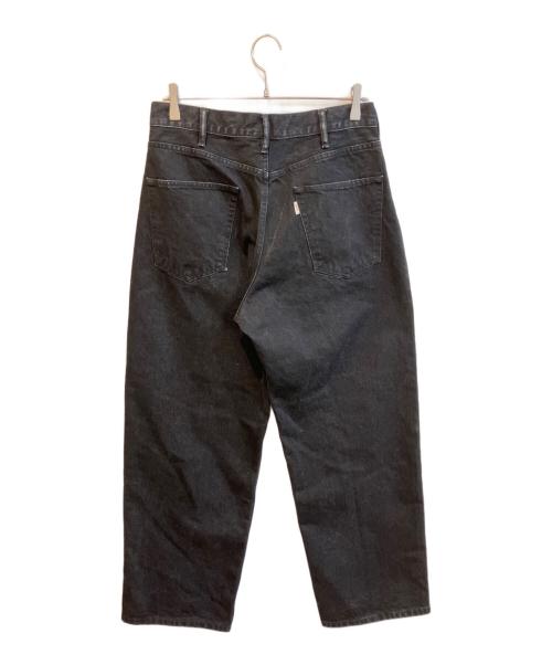 EVCON（エビコン）evcon (エビコン) デニムパンツ/1TUCK BAGGY DENIM BIO　251-91507 ブラック サイズ:2の古着・服飾アイテム