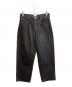evcon（エビコン）の古着「デニムパンツ/1TUCK BAGGY DENIM BIO　251-91507」｜ブラック