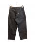evcon (エビコン) デニムパンツ/1TUCK BAGGY DENIM BIO　251-91507 ブラック サイズ:2：5000円