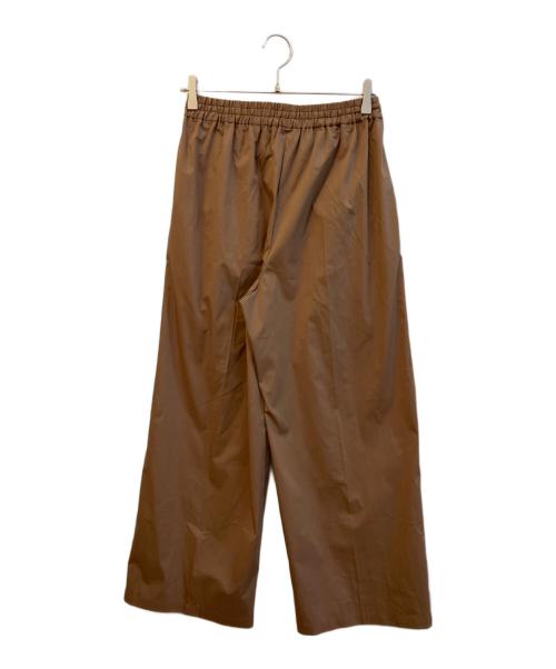 journal standard L'essage（ジャーナルスタンダード レサージュ）journal standard L'essage (ジャーナルスタンダード レサージュ) ウォッシャブル タイプライターイージーワイドパンツ ブラウン サイズ:38の古着・服飾アイテム