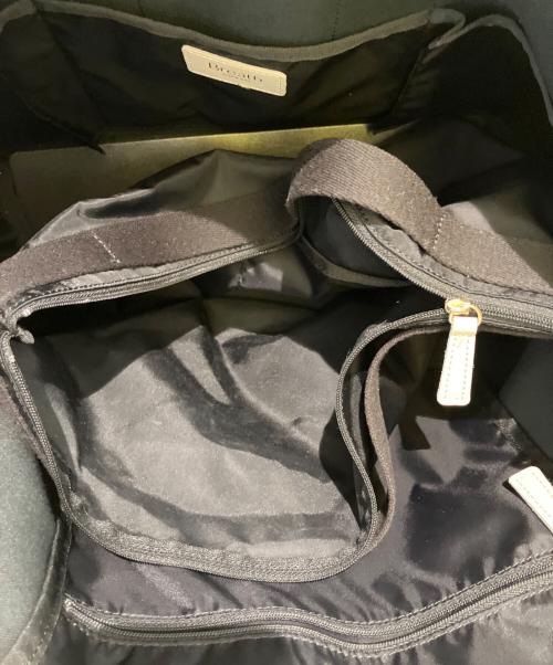 Breath TOPKAPI（ブレス トプカピ）Breath TOPKAPI (ブレス トプカピ) スコッチグレインショルダー付きトートバッグ ベージュの古着・服飾アイテム