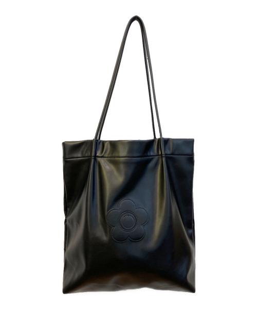 MARY QUANT（マリークヮント）MARY QUANT (マリークヮント) デイジーパッチトートバッグ ブラック サイズ:-の古着・服飾アイテム