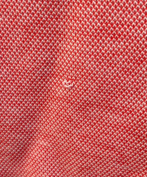LACOSTE（ラコステ）LACOSTE (ラコステ) ワッペンラグランニット オレンジ サイズ:38の古着・服飾アイテム