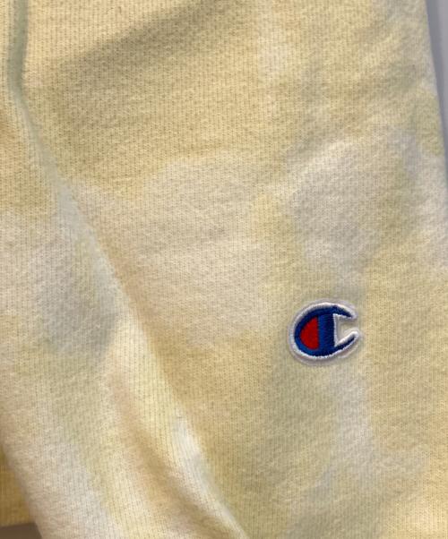 Champion（チャンピオン）Champion (チャンピオン) タイダイ染めパーカー イエロー サイズ:Mの古着・服飾アイテム