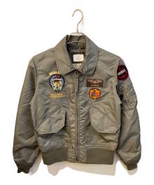 AVIREX（アヴィレックス）の古着「CWU-36P OCEAN EAGLE TOPGUN/フライトジャケット」｜オリーブ