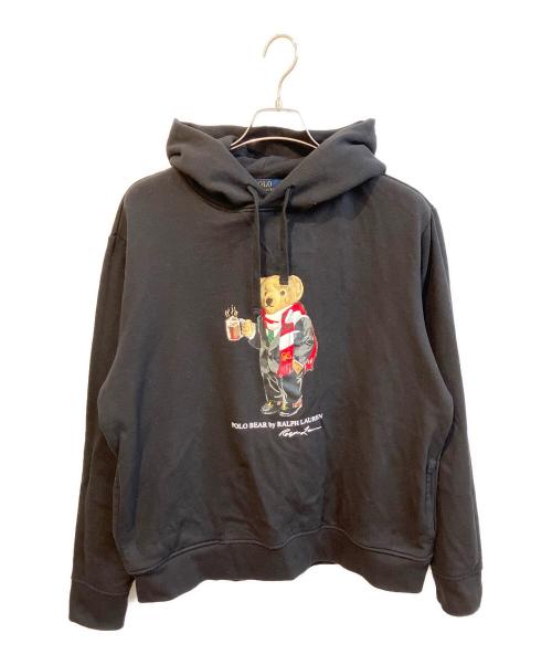 POLO RALPH LAUREN（ポロ・ラルフローレン）POLO RALPH LAUREN (ポロ・ラルフローレン) ポロベアーパーカー ブラック サイズ:Ｌの古着・服飾アイテム