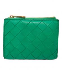 BOTTEGA VENETA（ボッテガベネタ）の古着「2つ折り財布」｜グリーン