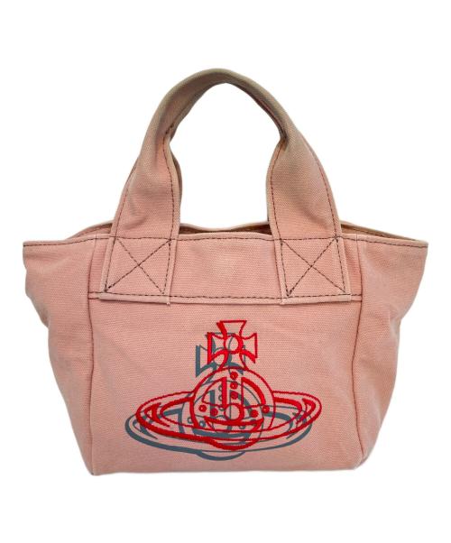 Vivienne Westwood（ヴィヴィアンウエストウッド）Vivienne Westwood (ヴィヴィアンウエストウッド) ミニトートバッグ ピンク サイズ:-の古着・服飾アイテム