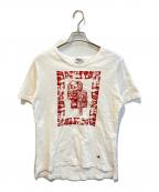 Vivienne Westwood manヴィヴィアン ウェストウッド マン）の古着「スカルTシャツ　VW-M1-88049」｜ホワイト
