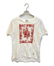 Vivienne Westwood man（ヴィヴィアン ウェストウッド マン）の古着「スカルTシャツ　VW-M1-88049」｜ホワイト