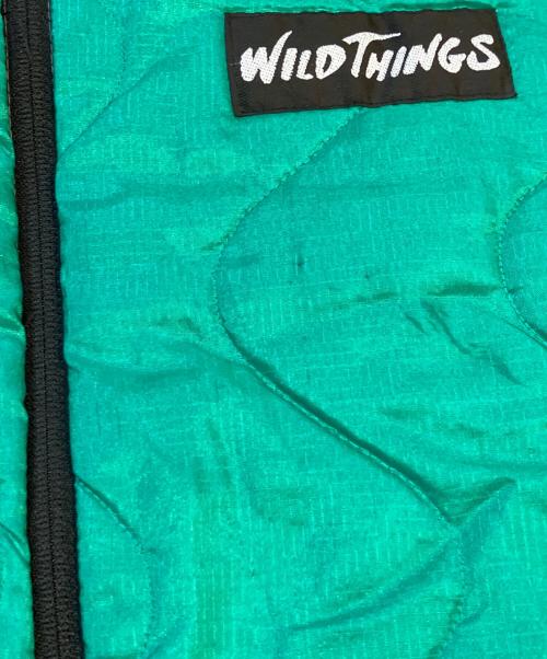 WILD THINGS（ワイルドシングス）WILD THINGS (ワイルドシングス) リバーシブル中綿ジャケット グリーン サイズ:Ｍの古着・服飾アイテム