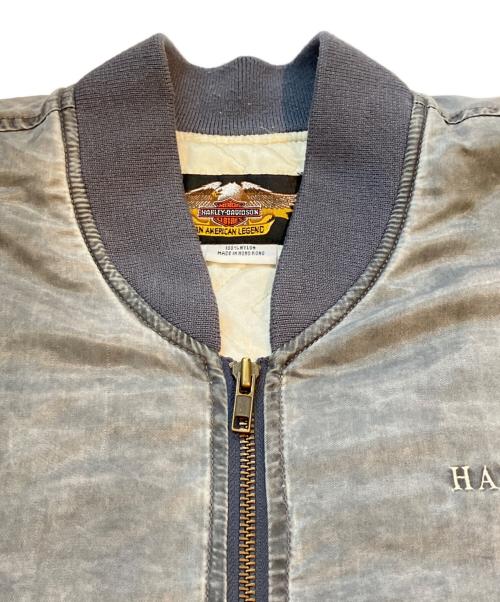 HARLEY-DAVIDSON（ハーレーダビッドソン）HARLEY-DAVIDSON (ハーレーダビッドソン) ボンバージャケット グレー サイズ:Ｍの古着・服飾アイテム