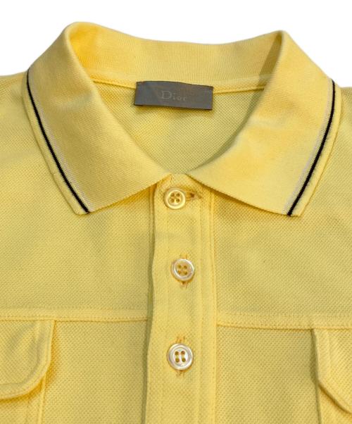 Dior（ディオール）Dior (ディオール) ポロシャツ イエロー サイズ:XSの古着・服飾アイテム