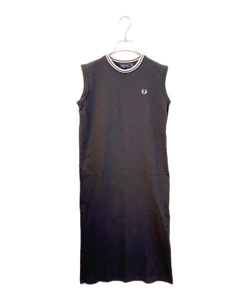 FRED PERRY（フレッドペリー）FRED PERRY (フレッドペリー) ノースリーブワンピース ブラック サイズ:36の古着・服飾アイテム