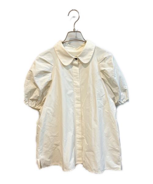machatt（マチャット）machatt (マチャット) タックスリーブパフブラウス MCT22S501 ホワイト サイズ:Freeの古着・服飾アイテム