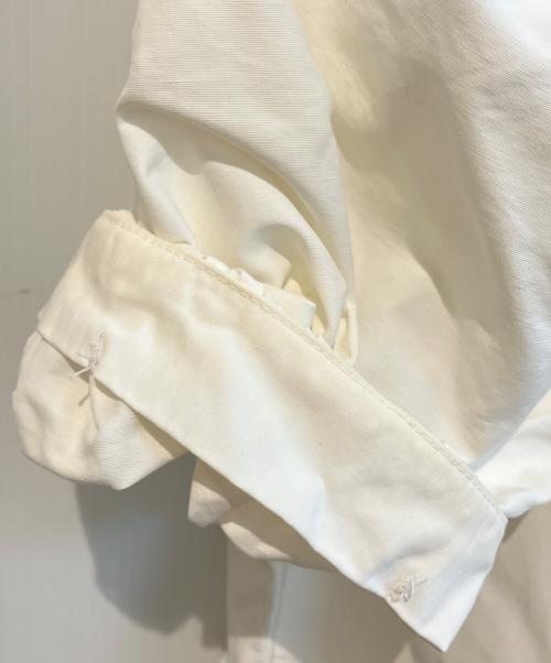 machatt（マチャット）machatt (マチャット) タックスリーブパフブラウス MCT22S501 ホワイト サイズ:Freeの古着・服飾アイテム
