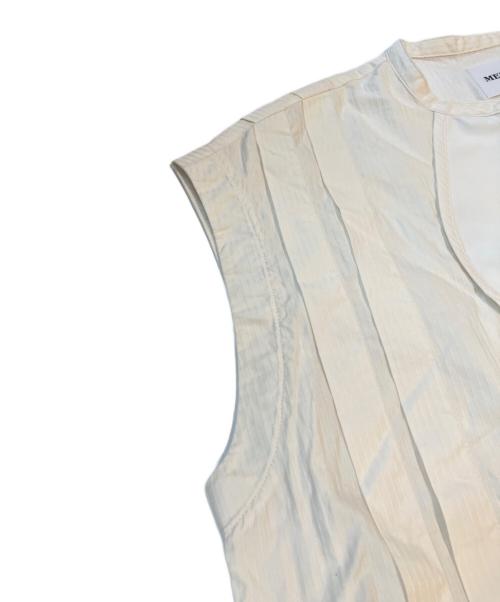 MEER（メーア）MEER (メーア) ゴードノースリーブブラウス ホワイト サイズ:Freeの古着・服飾アイテム