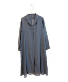 SACRA（サクラ）の古着「シャツワンピース」｜ネイビー