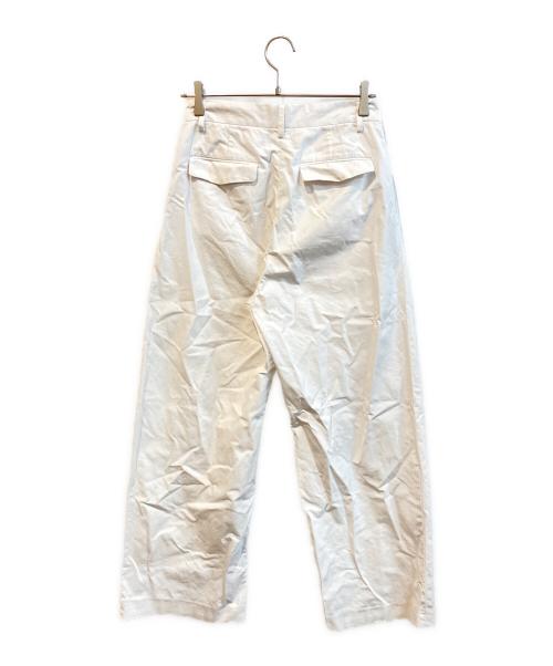 DEUXIEME CLASSE（ドゥーズィエム クラス）Deuxieme Classe (ドゥーズィエム クラス) NEW TUCK CHINO ワイド パンツ ホワイト サイズ:38の古着・服飾アイテム