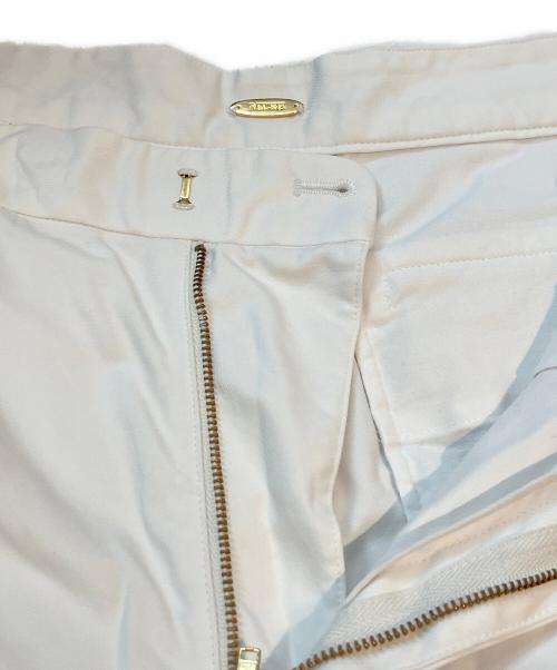 DEUXIEME CLASSE（ドゥーズィエム クラス）Deuxieme Classe (ドゥーズィエム クラス) NEW TUCK CHINO ワイド パンツ ホワイト サイズ:38の古着・服飾アイテム