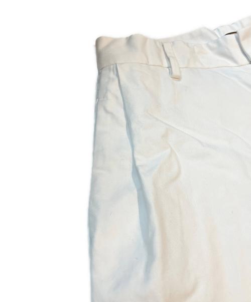 DEUXIEME CLASSE（ドゥーズィエム クラス）Deuxieme Classe (ドゥーズィエム クラス) NEW TUCK CHINO ワイド パンツ ホワイト サイズ:38の古着・服飾アイテム