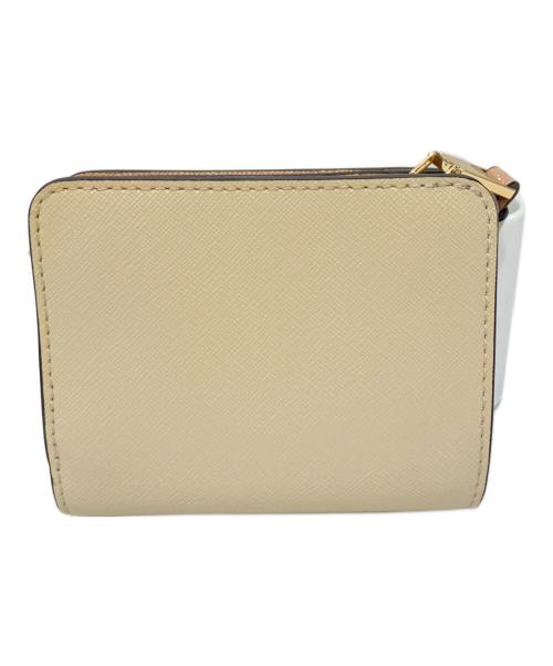 MARC JACOBS（マークジェイコブス）MARC JACOBS (マークジェイコブス) 2つ折り財布 ベージュの古着・服飾アイテム