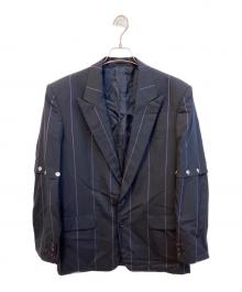 LITTLEBIG（リトルビッグ）の古着「Removable Stripe Single Jacket　LB211-JK01」｜ブラック