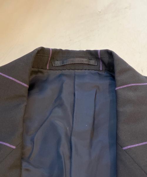 LITTLEBIG（リトルビッグ）LITTLEBIG (リトルビッグ) Removable Stripe Single Jacket　LB211-JK01 ブラック サイズ:46の古着・服飾アイテム
